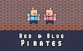 2 Player Red Blue Pirates