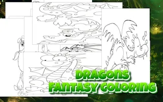 Dragons - Fantasy Coloring