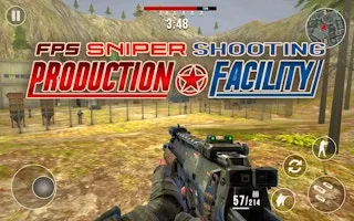 FPS Sniper Shooting: Production Facility