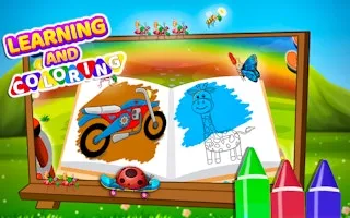 Learning and Coloring For Kids