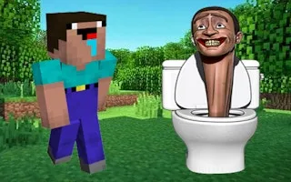 Noob Mineblox Hunt Skibidi Toilet