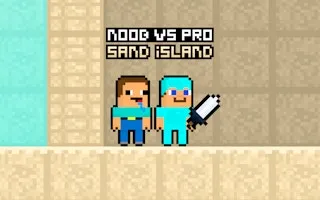 Noob vs Pro Sand island