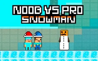 Noob vs Pro Snowman