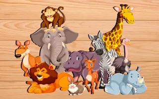 Puzzles for kids with animals sounds