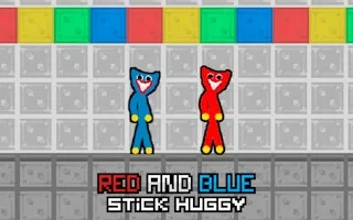 Red and Blue Stick Huggy