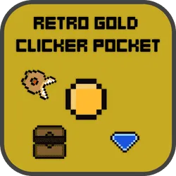 Retro Gold Clicker Pocket